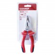 Alicate Bico Meia Cana Curvo - Telefone - Gedore Red
