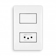 1 Interruptor + Tomada 2P+T