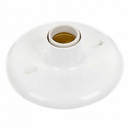 Plafonier Decorativo p/ 1 Lâmpada 60W + soquete de cerâmica